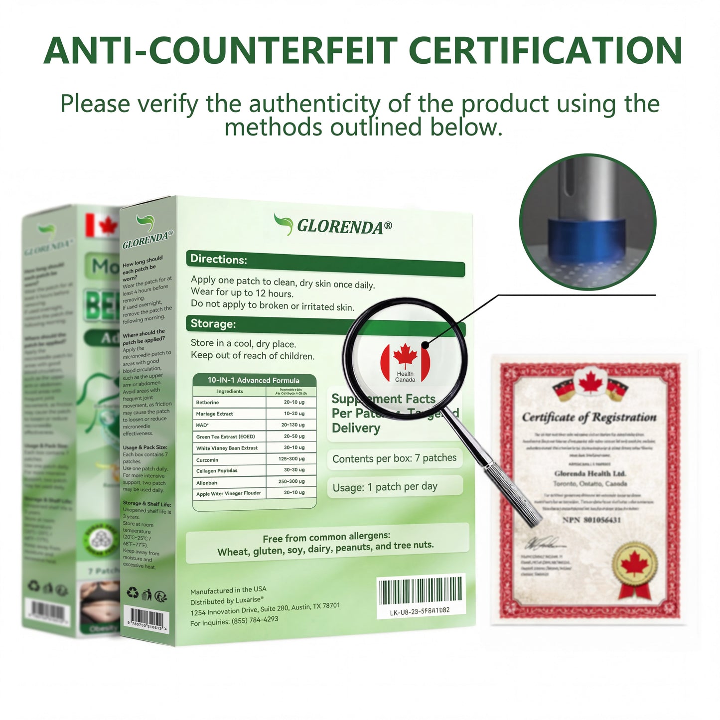 🇨🇦𝑶𝒇𝒇𝒊𝒄𝒊𝒂𝒍 𝑺𝒕𝒐𝒓𝒆  | 👩‍⚕️👩‍⚕️💃𝐆𝑳𝑶𝗥𝗘𝗡𝘿𝘼® 𝟏𝟎-𝙞𝙣-𝟏 𝘼𝒅𝒗𝒂𝒏𝒄𝒆𝐝 𝐍𝐚𝐧𝙤 𝙈𝙞𝙘𝙧𝙤𝙣𝒆𝒆𝒅𝒍𝐞 𝐏𝐚𝐭𝙘𝙝(𝐉𝐮𝐬𝐭 𝐨𝐧𝐜𝐞 𝐚 𝐝𝐚𝐲, 𝐯𝐢𝐬𝐢𝐛𝐥𝐞 𝐜𝐡𝐚𝐧𝐠𝐞𝐬 𝐢𝐧 𝟕 𝐝𝐚𝐲𝐬） ✅ 𝐅𝐨𝐫 𝐨𝐛𝐞𝐬𝐢𝐭𝐲, 🅛🅞🅞🅢🅔 🅢🅚🅘🅝,𝐝𝐢𝐚𝐛𝐞𝐭𝐞𝐬, 𝐬𝐥𝐞𝐞𝐩 𝐚𝐩𝐧𝐞𝐚, 𝐣𝐨𝐢𝐧𝐭 𝐢𝐬𝐬𝐮𝐞𝐬, 𝐚𝐧𝐝 𝐦𝐨𝐫𝐞